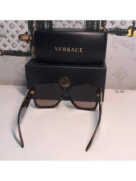 NEW AUTHENTIC Versace Tortoise Shell Sunglasses VE4402 8788 main image 8